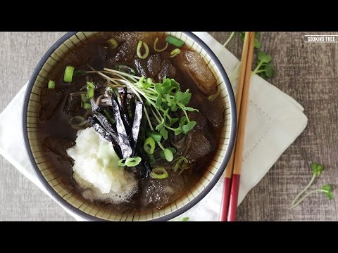 냉 모밀 만들기, 메밀국수, 메밀소바 : How to make Cold Buckwheat Noodles,Soba Noodles : そば - Cooking tree 쿠킹트리