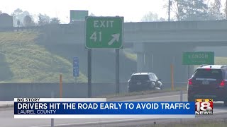 Drivers Hit The Road Early To Avoid Traffic