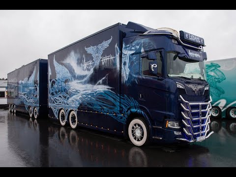 2018 (Amazing Truck) Scania S730 V8 Power (Artic Griffin) Long Truck Next Generation
