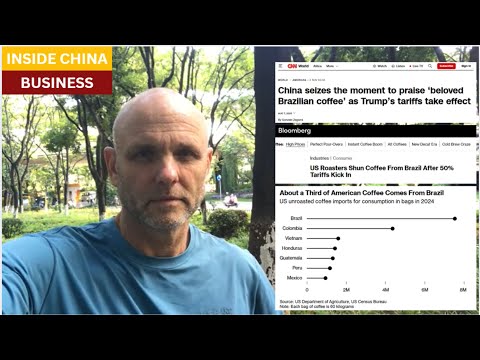 High US tariffs on Brazil just re-routed global coffee markets:  China will get it all.