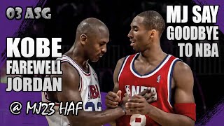 Download the video "Kobe Bryant vs Michael Jordan Highlights (2003 All-Star Game) - Kobe Farewell Jordan!"