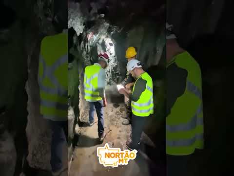 Mina subterrânea em Peixoto de Azevedo