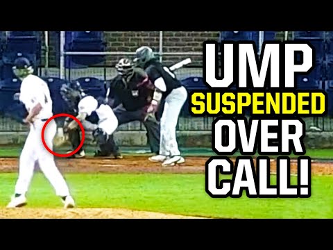 Umpire gets suspended for this call, a breakdown