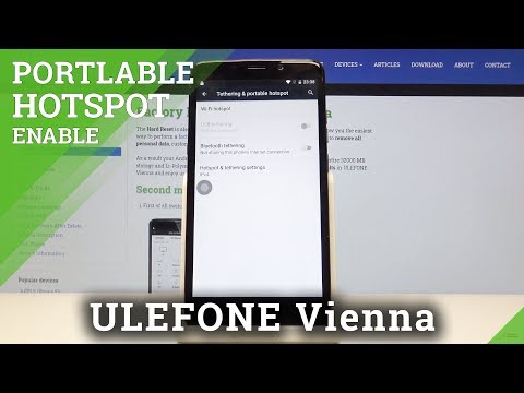 How to Set Up Portable Hotspot in ULEFONE Vienna – Share Wi-Fi