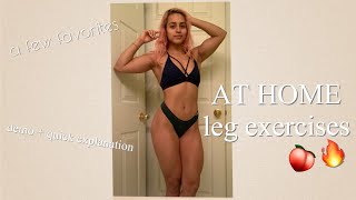 LEG DAY AT HOME: Effective Leg Exercises | Little Equipment | A Few Favorites