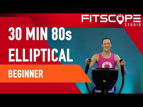 30 Min 80s Elliptical Workout 🔥 Beginner Speed & Resistance with Meghan