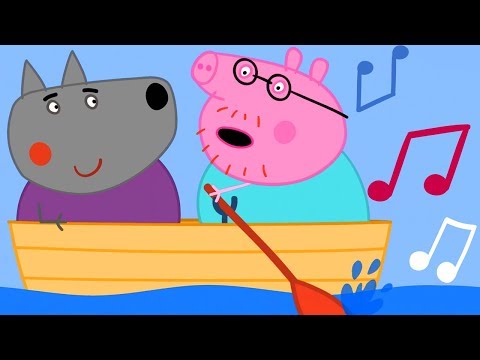 Row Row Row Your Boat Song | Peppa Pig Nursery Rhymes & Kids Songs | Peppa Pig Songs | Baby Songs