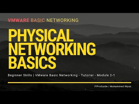 VMware Basic Networking - Physical Networking Basics - Module 2 (Beginners)