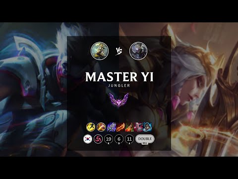 Master Yi Jungle vs Diana - KR Master Patch 12.6