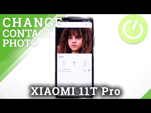 How to Add Photo to Contact in XIAOMI 11T Pro - Personalize Contacts