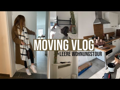 MOVING VLOG #1 | Leere Wohnungstour (1-ZW), Möbel aufbauen & Ikea shopping