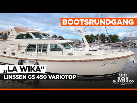 Motoryacht "La Wika" von Sanzi Yacht Charter | Linssen Grand Sturdy 450 Variotop | Bootsrundgang