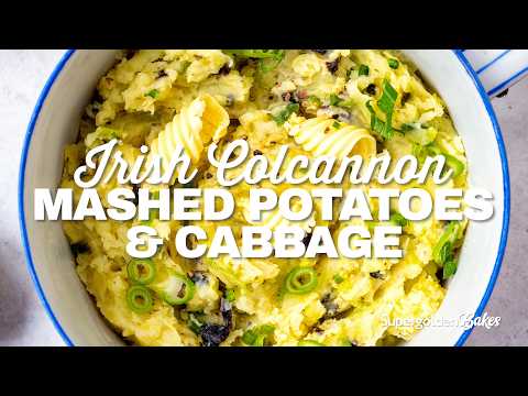 Colcannon Recipe (Irish Mashed Potatoes With Cabbage) | Supergolden Bakes