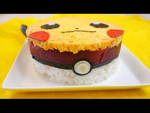 Pikachu Sushi Cake ピカチュウ 寿司 ケーキ