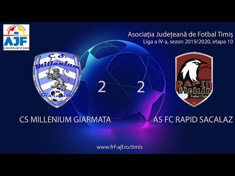 Liga a IV-a Timis, etapa 10, CS MILENIUM GIARMATA - AS FC RAPID SACALAZ, 2-2