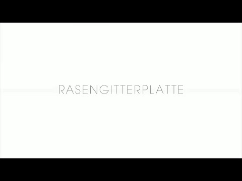 Rasengitter Rasensteine Parkplatzgitter Gehwegplatten Schwarz Grün 50x50x4 cm 