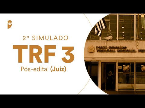 2º Simulado TRF 3 - Pós-edital (Juiz) - Correção