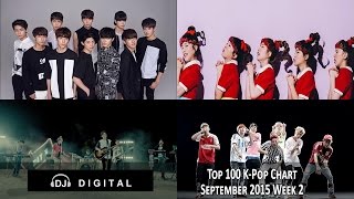 Top 100 K-Pop Songs Chart - September 2015 Week 2