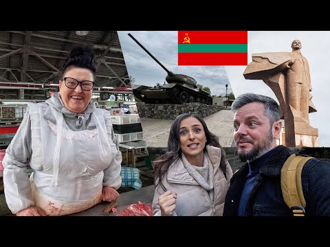 We crossed the border into Transnistria, a "country" that doesn't exist on the world map!
