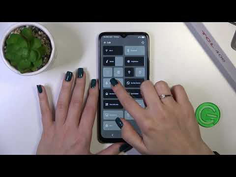 How to Edit Notification Panel Shortcuts on TCL 406? Manage Top Menu Quick Access Icons & Tools!