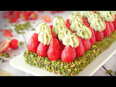 Strawberry Pistachio Tart à la Christophe Michalak