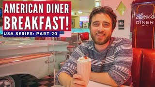 Brits Try American Diner Food + FREE Night In San Francisco VANLIFE Hack | Brits in America Part 20