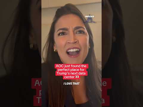 AOC just found the perfect place for Trump's next data center 👀