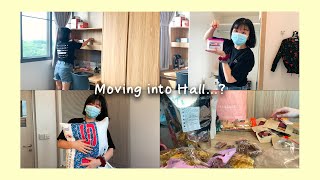 eUNI-logs | Moving into Hall...? ft me being a mess | NTU Singapore