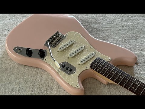 2020 Squier Paranormal Cyclone Shell Pink Excellent Condition image 18