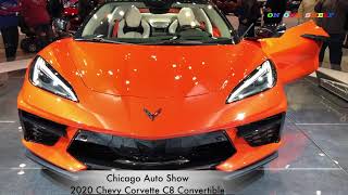 Chicago AutoShow 2020 Chevy Corvette C8 Convertible (Sebring Orange)