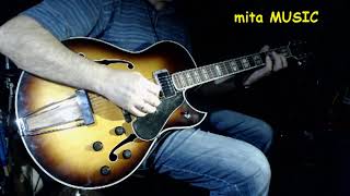 Video thumbnail for Yamaha AE-11 guitar Jazzy Blues by slobomitic