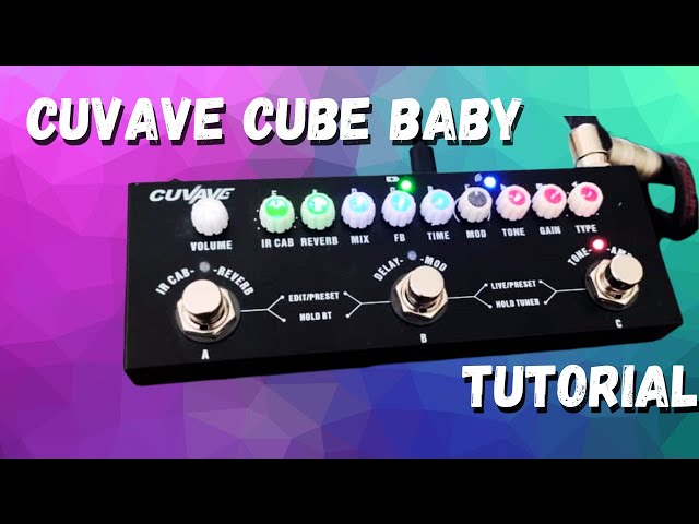 Vídeo relacionado con STRICH MULTI-CAB - Pedal digital de simulación de gabinete de 11 modos para guitarra eléctrica, mini unidad compacta, bypass verdadero, 3 perillas de control, volumen, tono, Azul bebé