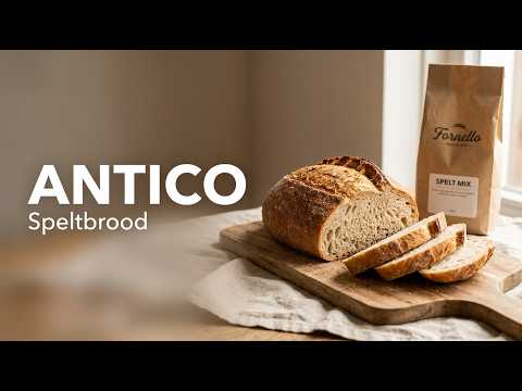 Uitlegvideo: zo bak je brood met de Antico · spelt broodmix