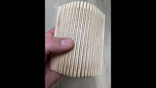 Gør træ bøjeligt på laserskærer - YouTube tutorial