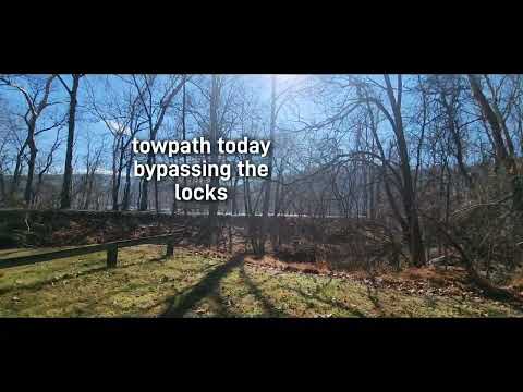 JourneyonaBike - C&O - Locks 35/36 - Inlet Lock 3 - Dam 3 Ruins [with identifying labels] 11-26-2025