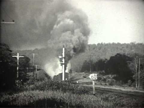 60 class Garratts double-head up Fassifern Bank - Winter, 1968