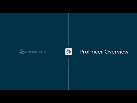 ProPricer Overview Video