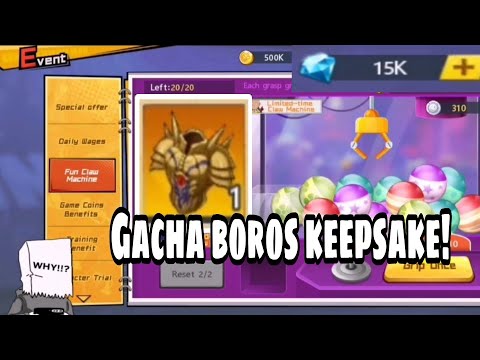 Gacha Boros Keepsake! Fun Claw Machine | One Punch Man The Strongest [ Android/IOS ]