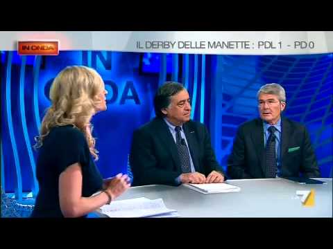 IN ONDA 20/07/2011 - Il derby delle manette: Pdl 1 - Pd 0