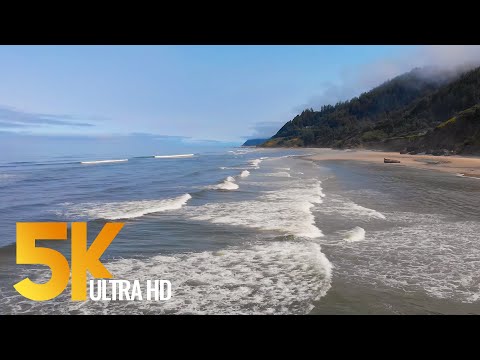 4K Pacific Northwest. Part #2 - Coastal Oregon - 3 HOUR Relaxation Video