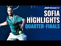 Sinner Ousts De Minaur; Gasquet & Pospisil Reach Last Four | Sofia 2020 Quarter-Final Highlights
