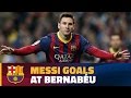 Leo Messi's top Liga goals at the Santiago Bernabéu