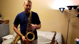 Video thumbnail for MARTIN COMMITTEE III "The Martin" tenor sax demo- It's for sale! by saxjamin