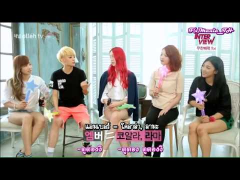 [ซับไทย]130810 f(x) - Olleh TV INTERVIEW