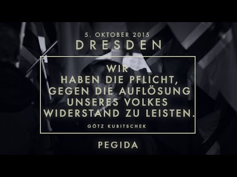 PEGIDA - Rede von Götz Kubitschek am 5. Oktober 2015 in Dresden