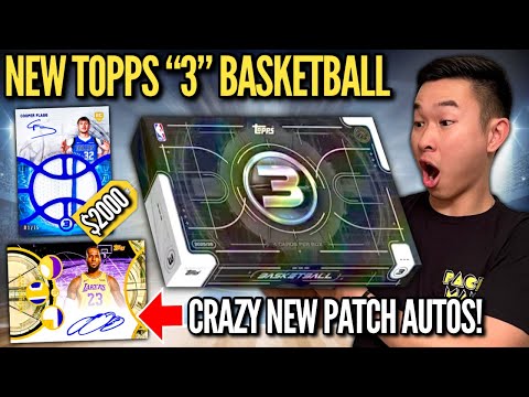 INSANE NEW PATCH AUTOGRAPHS (LEBRON)! 😱🔥 2025-26 Topps 3 NBA Basketball Hobby Box Review