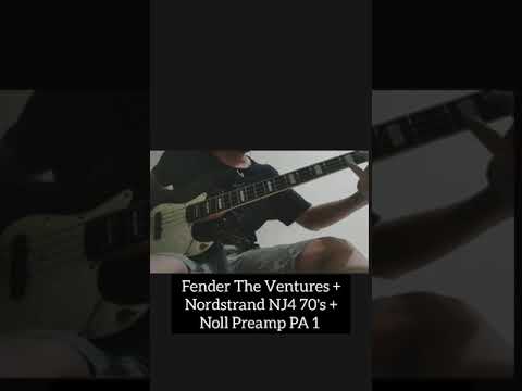 Nordstrand Pickup Noll Preamp and Fender Jazz Bass direct to K Plug