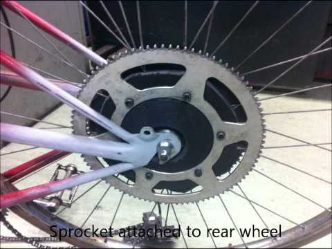 The build of the KERS bicycle