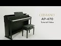 Casio E-Piano CELVIANO AP-470BN Braun