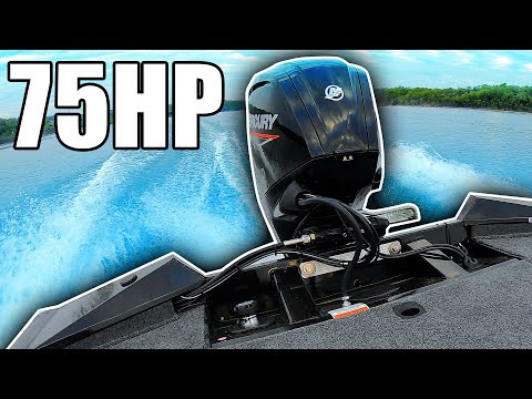 How Fast Is a BASS TRACKER Pro Team 175 (75hp Mercury TOP SPEED TEST!)